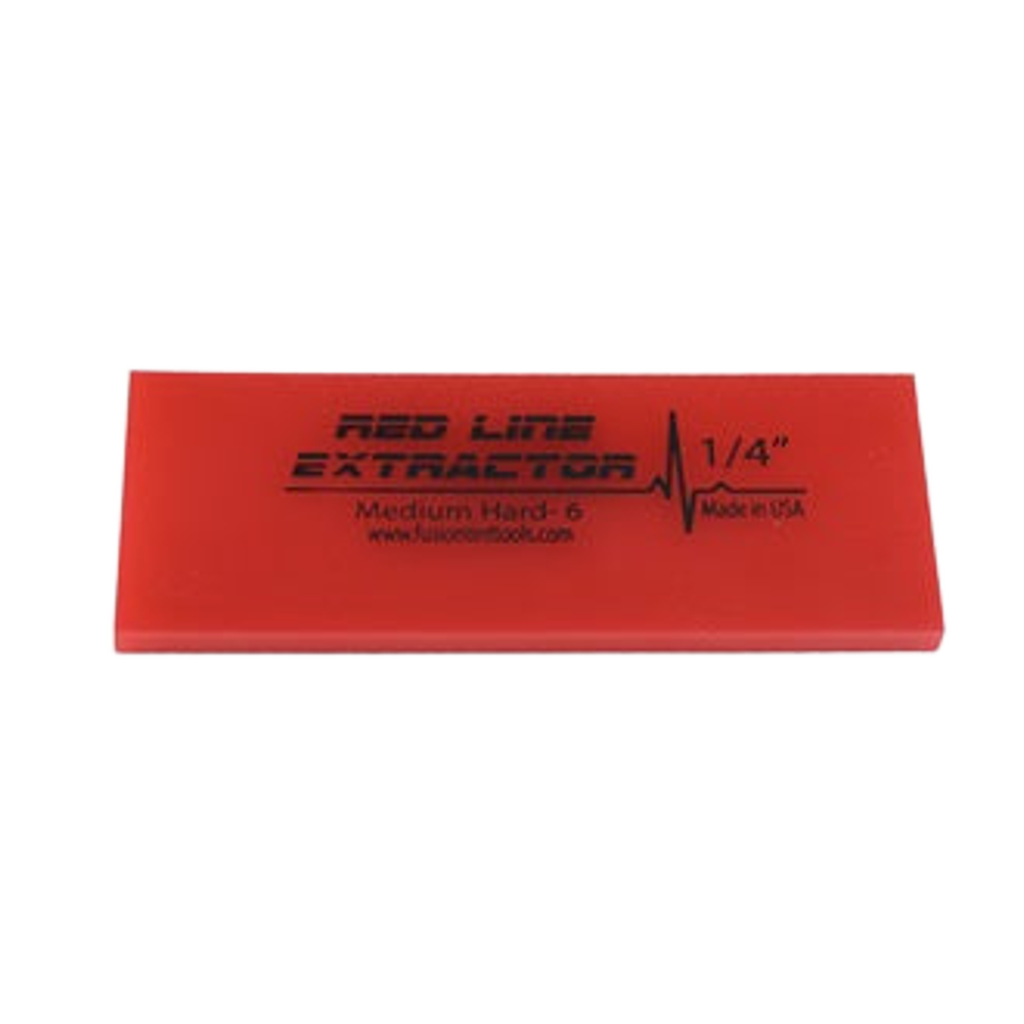 Lama de racleta de grosime de 1/4” Fusion Red Line Extractor