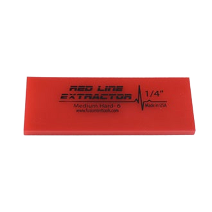 Lama de racleta de grosime de 1/4” Fusion Red Line Extractor