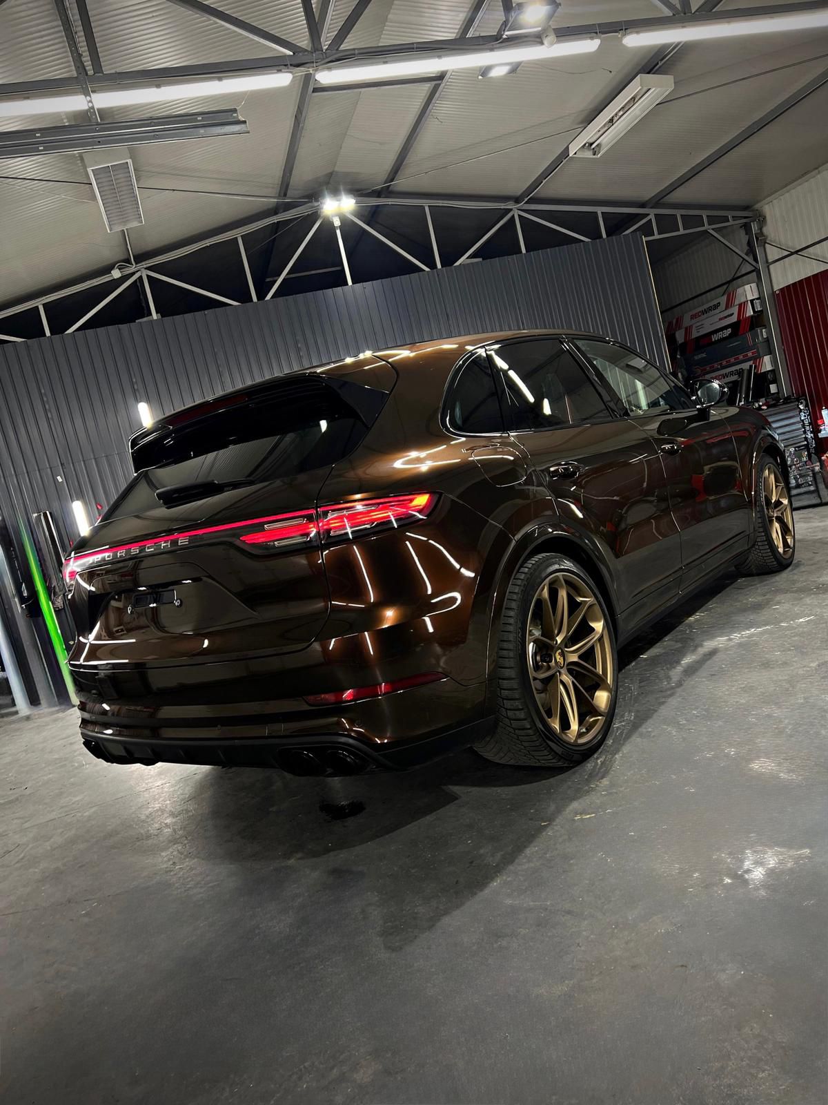 RedWrap Car Wrap Liquid Metal Pyrite Brown