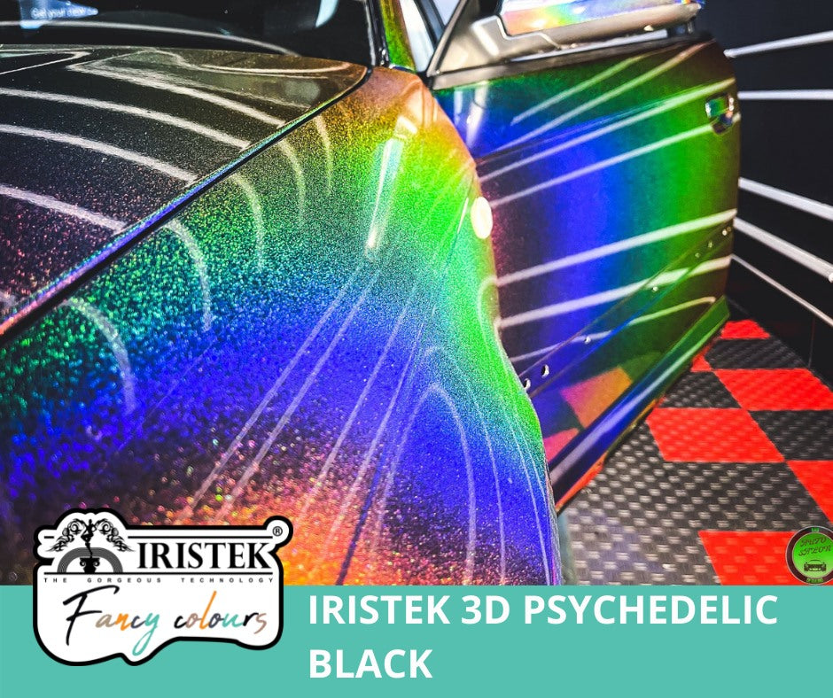 IrisTek Gloss 3D Psychedelic Black iridescent Car Wrapping Film 1,52×17.5m (IRIS G PSYCHEDELIC BLACK)