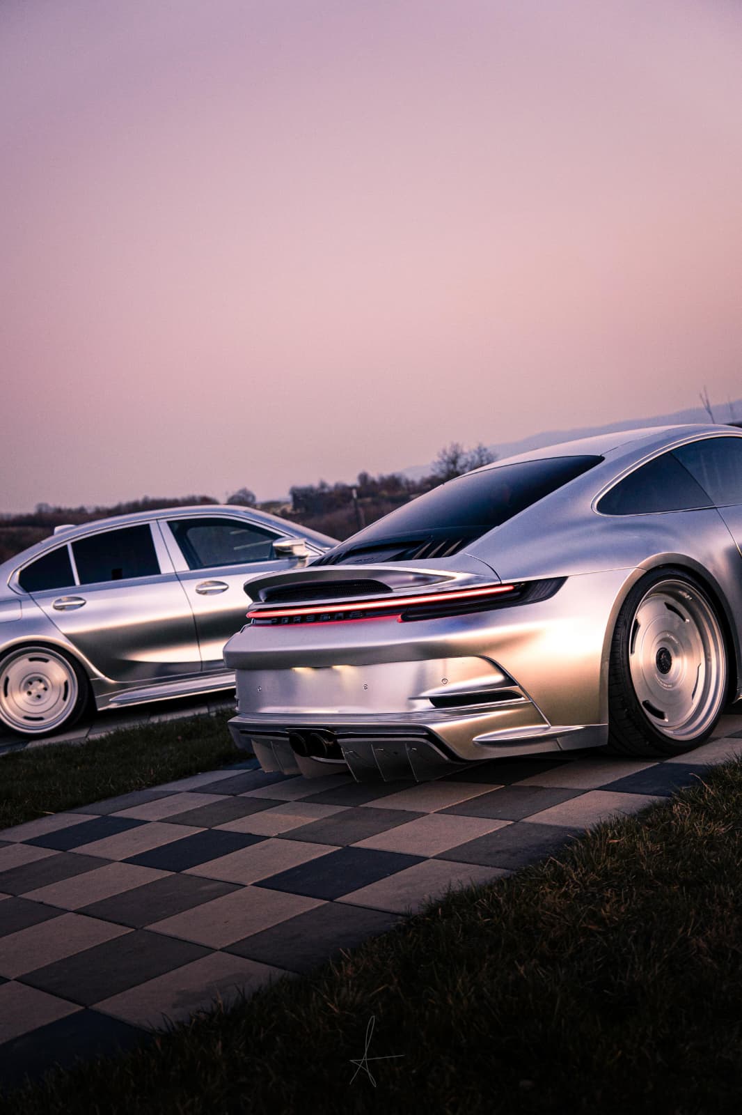 RedShield super chrome color PPF Silver Matte