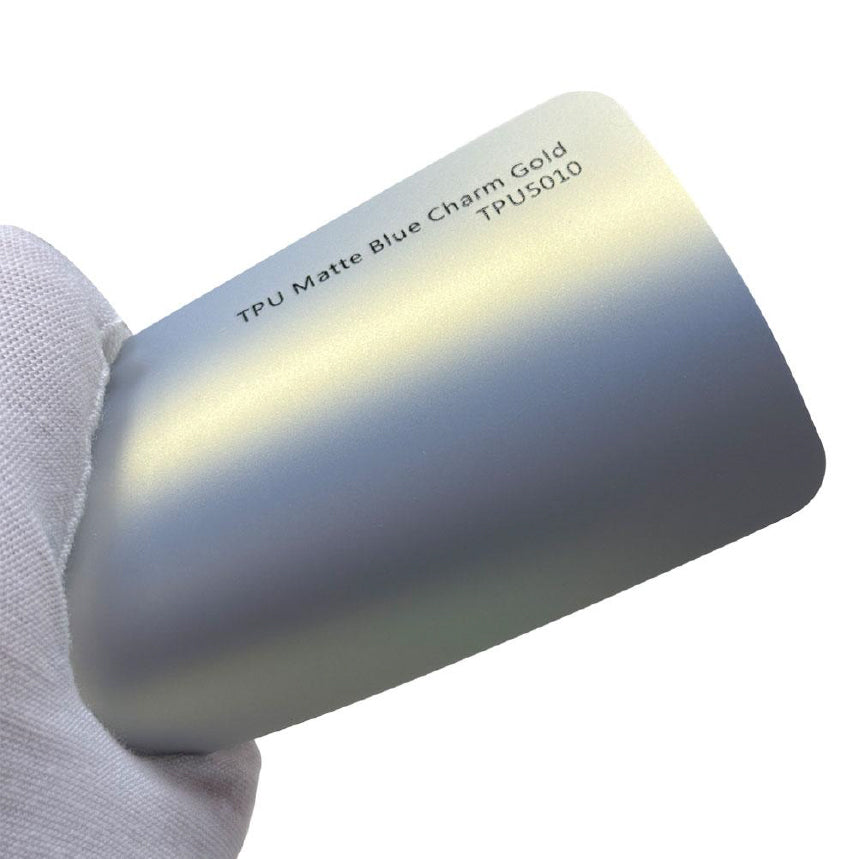 Vibrance Matte Blue Charm Gold PPF
