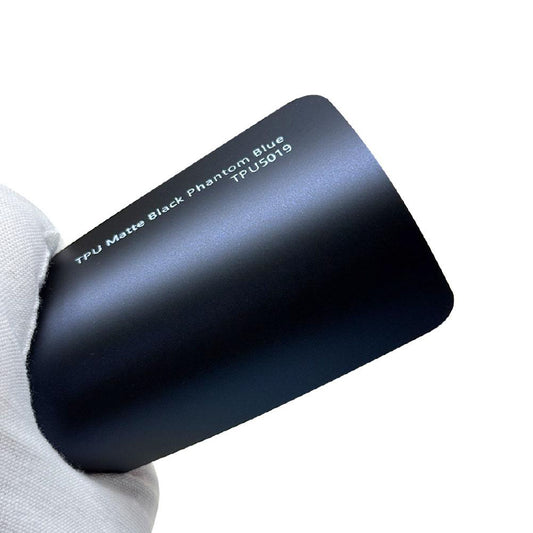 Vibrance Matte Black Phantom Blue PPF