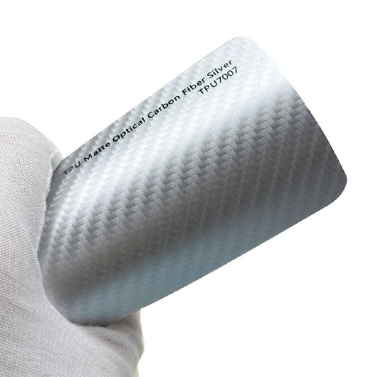 Vibrance Matte Optical Carbon FIber Silver PPF